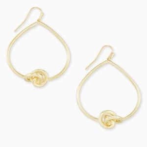Kendra Scott Presleigh Love Knot Earrings Gold